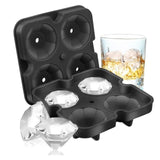 Creative Gun Bullet Skull Shape Ice Cube Maker DIY Ice Cube Tray Chocolate Mold Home Bar Party Cool Whiskey Wine Ice Cream Tool