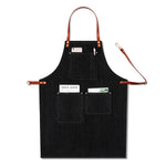 Kitchen Black Denim BBQ Cleaning Apron Cooking Apron Bartender Man Cowboy Antifouling Chef Pinafore Delantal Waiter Tablier