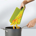 2019 Chopping Blocks Portable Kitchen Board Flexible Camping Cooking Mat Non-slip Shovel-shaped Plastic Folding Cutting Boards