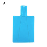 2019 Chopping Blocks Portable Kitchen Board Flexible Camping Cooking Mat Non-slip Shovel-shaped Plastic Folding Cutting Boards