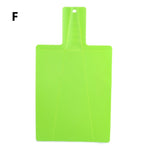 2019 Chopping Blocks Portable Kitchen Board Flexible Camping Cooking Mat Non-slip Shovel-shaped Plastic Folding Cutting Boards