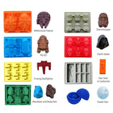 Star Wars Ice Tray Silicone Mold Ice Cube Tray Chocolate Mould Death Star Darth Vader R2D2 Hans Solo Falco