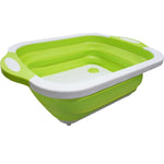 Multi-function 3 In 1 Folding Cutting Board Kitchen Foldable Drain Basket Chopping Blocks Washing Basket Kitchen Organizer