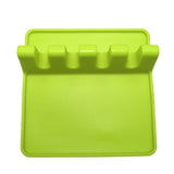 Kitchen Utensil Holder Silicone Spoon Spatula Rack Shelf Portable Multipurpose Stand