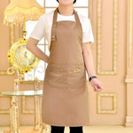 New Fashion Canvas Cotton Apron Coffee Shop And Barber Working Apron Bib Cooking Kitchen Aprons For Woman Man Apron Custom Logo