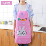 Cartoon Kitchen Apron Rabbit Printing Kids Apron BBQ Bib Apron For Women Cooking Baking Restaurant kids apron Pinafore 50*70cm