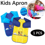 1pcs Kids Apron for Painting School Smock for Painting Boy's and Girl's Portable Long Sleeve Waterproof Child Art Apron