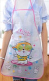 1PC New Cartoon Cute Fruit Waterproof Cooking Resturant Kitchen Women PVC Apron Kids Funny ND 009