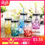 Halloween Skull Gradient Glass Cup Wine Glasses Drink Milk Cup Tea Cup Water Cup cocktail glass Halloween Decoration Wine Glass