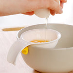 Mini Egg Yolk White Separator With s ilicone Holder Egg Separator Tool kitchen Accessiories