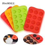 Ice Cube Tray 100% Food Grade Silicone Mold Chocolate Mould 12 Grids Soft Ice Maker Jelly Pudding Mould Ice Cube Maker