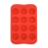 Ice Cube Tray 100% Food Grade Silicone Mold Chocolate Mould 12 Grids Soft Ice Maker Jelly Pudding Mould Ice Cube Maker