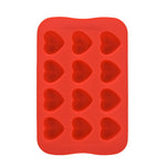 Ice Cube Tray 100% Food Grade Silicone Mold Chocolate Mould 12 Grids Soft Ice Maker Jelly Pudding Mould Ice Cube Maker