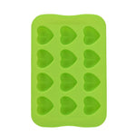 Ice Cube Tray 100% Food Grade Silicone Mold Chocolate Mould 12 Grids Soft Ice Maker Jelly Pudding Mould Ice Cube Maker