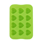 Ice Cube Tray 100% Food Grade Silicone Mold Chocolate Mould 12 Grids Soft Ice Maker Jelly Pudding Mould Ice Cube Maker