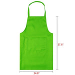 black color 63x70cm polyester classic design work apron kitchen apron with pocket couples apron