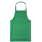 black color 63x70cm polyester classic design work apron kitchen apron with pocket couples apron