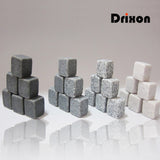 Drixon 100% Natural Whiskey Stones Sipping Ice Cube Whisky Stone Whisky Rock Cooler Wedding Gift Favor Christmas Bar