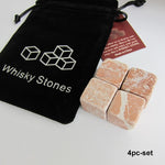 Drixon 100% Natural Whiskey Stones Sipping Ice Cube Whisky Stone Whisky Rock Cooler Wedding Gift Favor Christmas Bar