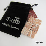 Drixon 100% Natural Whiskey Stones Sipping Ice Cube Whisky Stone Whisky Rock Cooler Wedding Gift Favor Christmas Bar