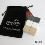 Drixon 100% Natural Whiskey Stones Sipping Ice Cube Whisky Stone Whisky Rock Cooler Wedding Gift Favor Christmas Bar