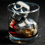 Stainless Steel Skull Ice Cube Cooler Wine For Bar Cooling Whiskey Stone Home Party Supplies Drop shipping