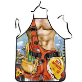 Kitchen Sexy ApronTablier Digital Printed Bibs Woman Funny Pinafore Cooking Baking Party Cleaning Cute Aprons For Women Avental