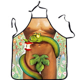 Kitchen Sexy ApronTablier Digital Printed Bibs Woman Funny Pinafore Cooking Baking Party Cleaning Cute Aprons For Women Avental