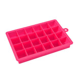 24 Cube Ice Cube Trays Square Silicone Ice Cube Mold Ice Tray Freezer Easy Release Ice Jelly Pudding Maker Mold Bar Kitchen Tool