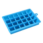 24 Cube Ice Cube Trays Square Silicone Ice Cube Mold Ice Tray Freezer Easy Release Ice Jelly Pudding Maker Mold Bar Kitchen Tool