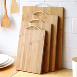 Wooden Chopping Blocks Tool Bamboo Rectangle Hangable Cutting Board Durable Non-slip Kitchen Accessories Chopping Board 1pcs