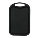 Plastic Chopping Block Meat Vegetable Cutting Board Non-Slip Anti Overflow With Hang Hole Chopping Board Black